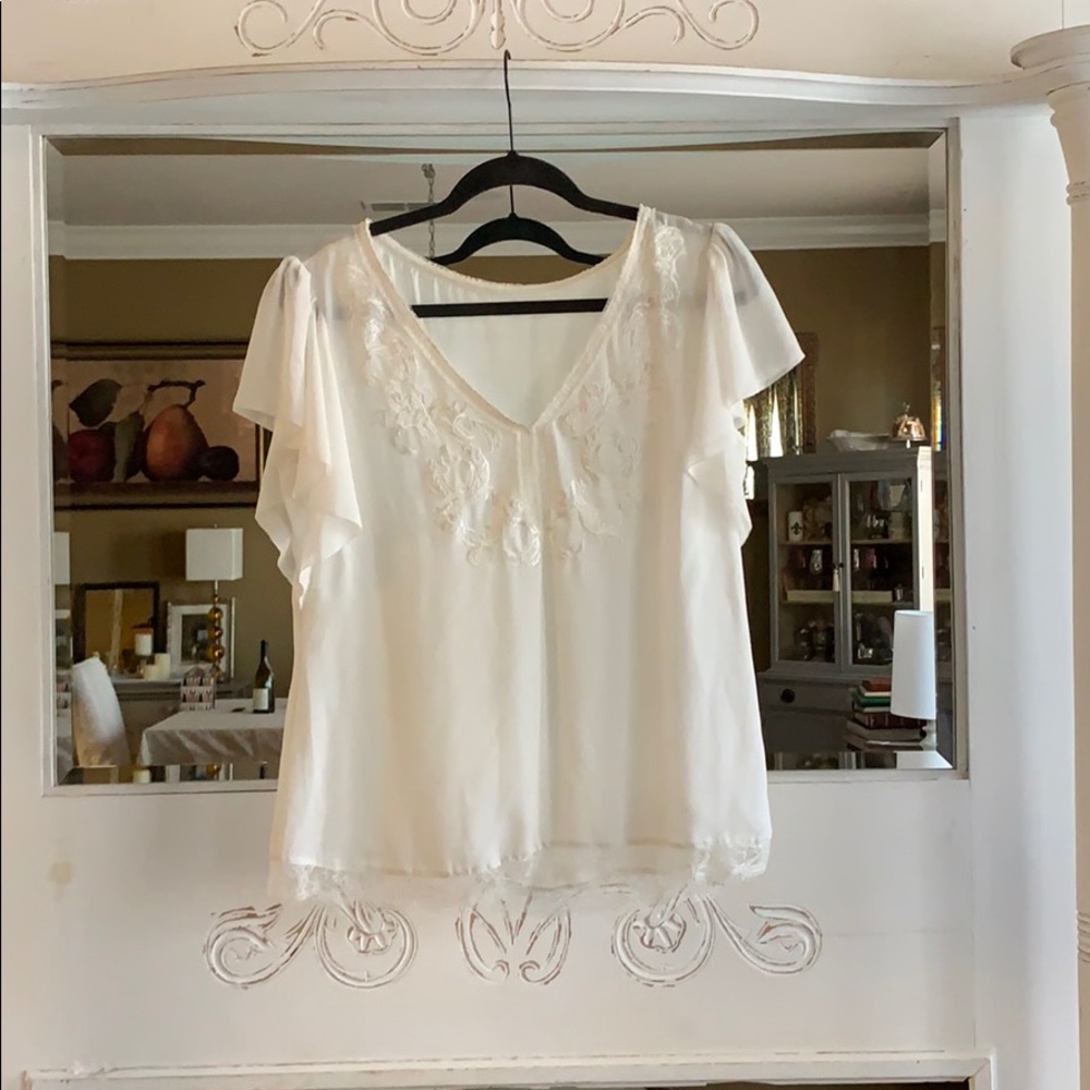 Off white blouse